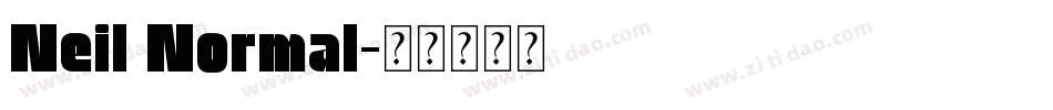 Neil Normal字体转换